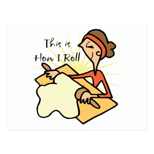 How I Roll Postcard