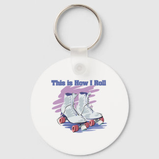 How I Roll (Roller Skates) Keychain