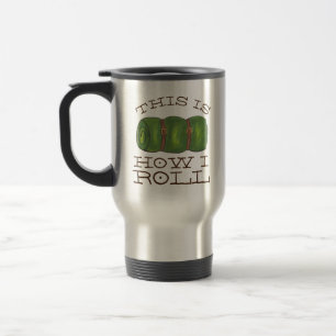 How I Roll Summer Camp Counselor Sleeping Bag Travel Mug