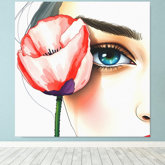How I See You Canvas Print (Insitu(Wood Floor))