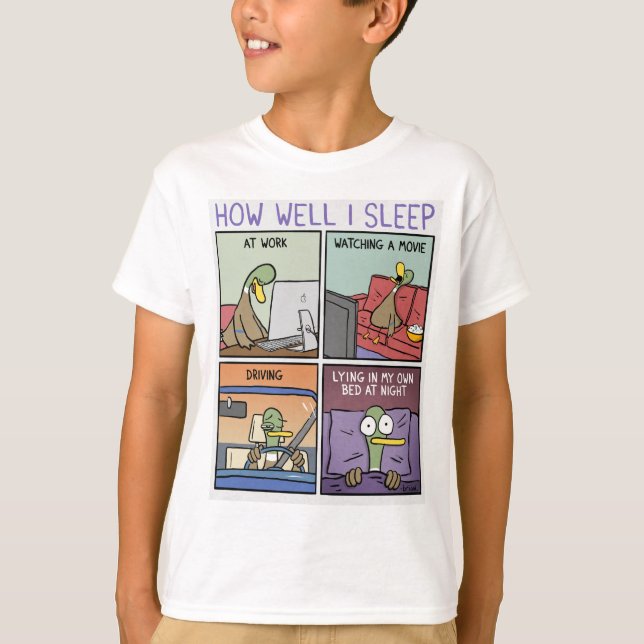 How I Sleep T-Shirt (Front)