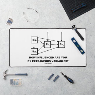 How Influenced Are You By Extraneous Variables? Desk Mat