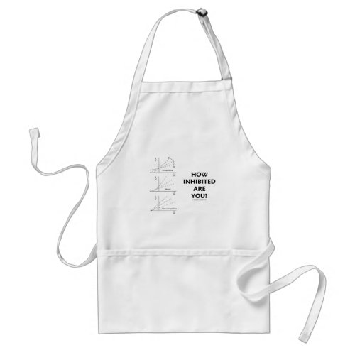 How Inhibited Are You Chemistry Enzyme Kinetics Adult Apron
