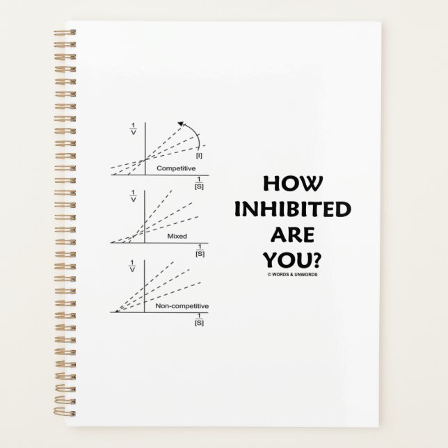 How Inhibited Are You? Chemistry Enzyme Kinetics Planner (Front)