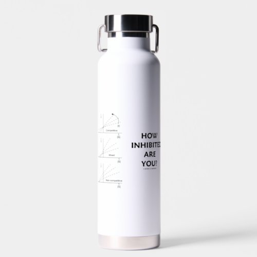 How Inhibited Are You Chemistry Enzyme Kinetics Water Bottle