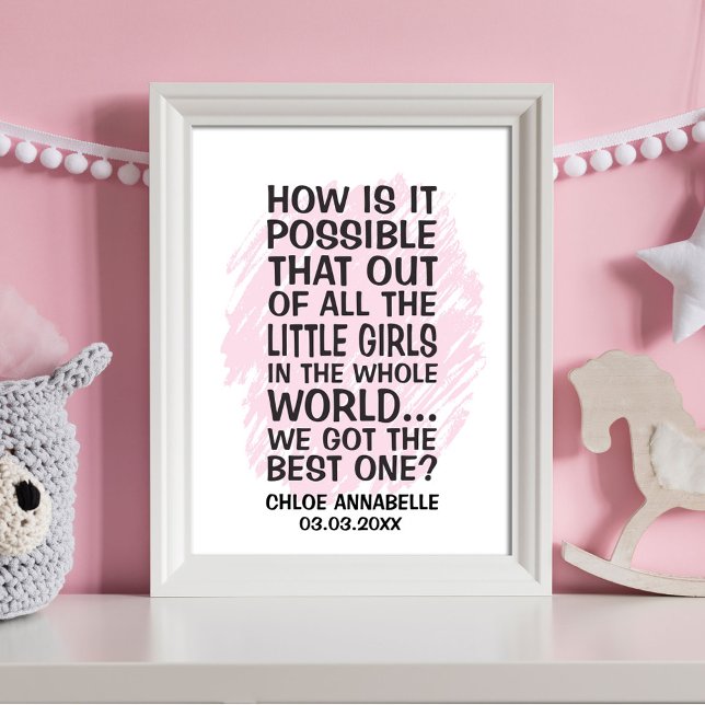How is it possible that of all the little girls poster (Creator Uploaded)