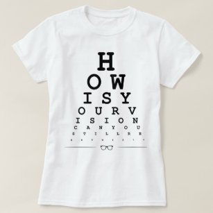 59 funny eye chart gifts on zazzle