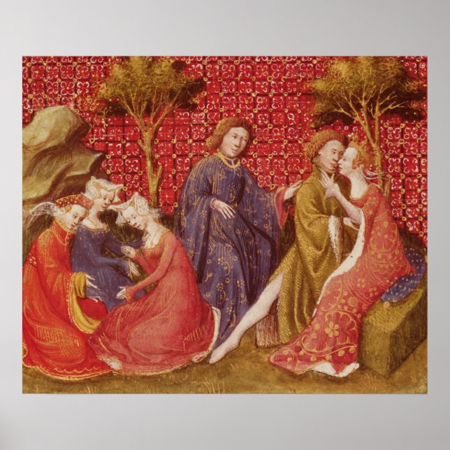 How Lancelot kissed Guinevere Poster (Front)