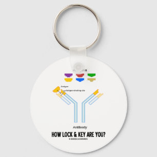 How Lock And Key Are You? (Antigen Antibody) Keychain