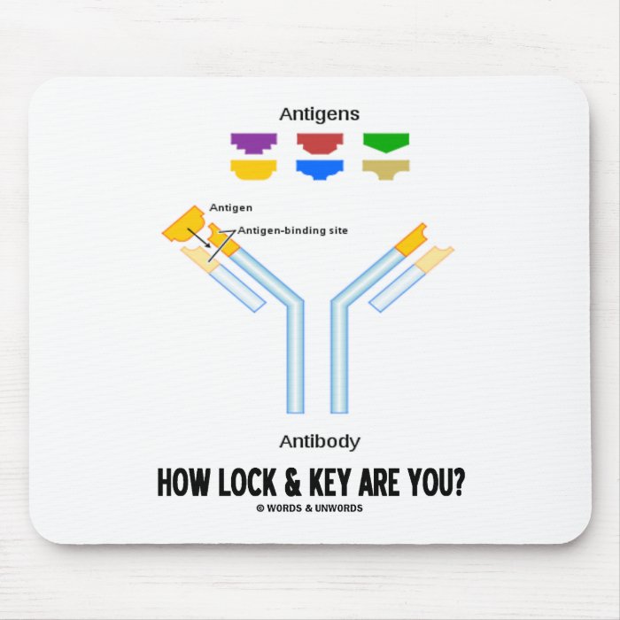 How Lock And Key Are You? (Antigen Antibody) Mouse Pad