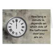 How long a minute.. (Front Horizontal)