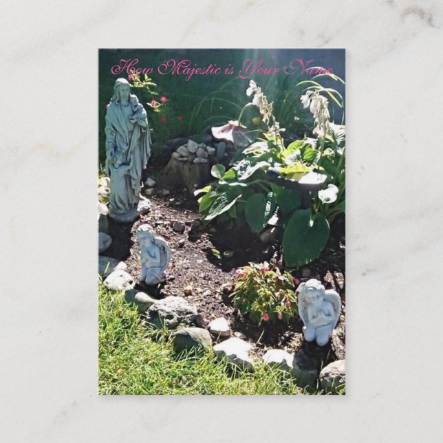 How Majestic is Your Name - Prayer Card (Front)