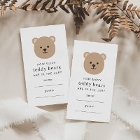 How Many Bears in The Jar - Bear Face