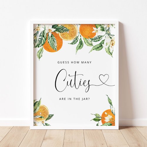How many Cuties are in the jar Poster
