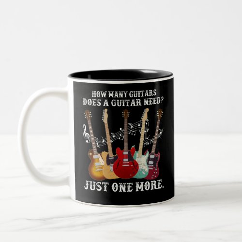 How Many Guitars Gift For Guitar Player Mug