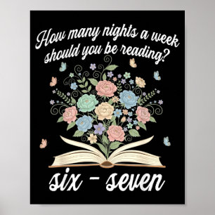 How Many Night A Week Should You Be Reading 67 Mem Poster