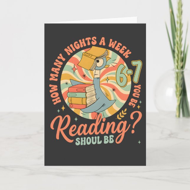 How Many Nights a Week Should You Be Reading? 67 Card (Front)