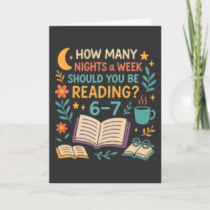 How Many Nights a Week Should You Be Reading? 67 Card