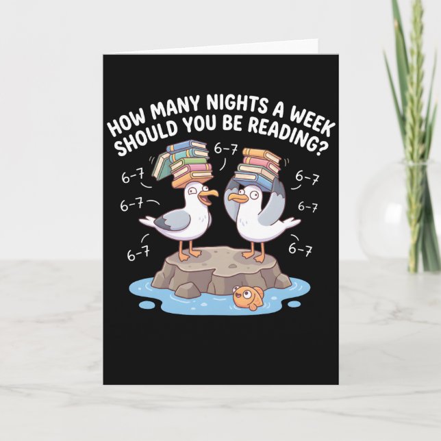 How Many Nights a Week Should You Be Reading? 67 Card (Front)