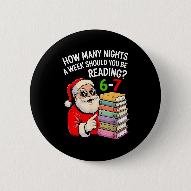 How Many Nights A Week Should You Be Reading 67 Ch Button (Front)