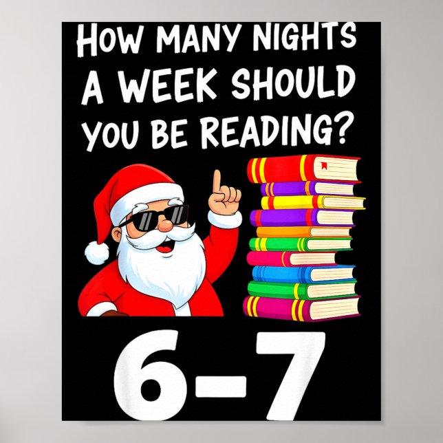 How Many Nights A Week Should You Be Reading 67 Ch Poster (Front)
