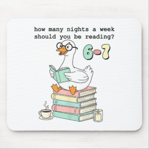 How Many Nights A Week Should You Be Reading 67 Me Mouse Pad