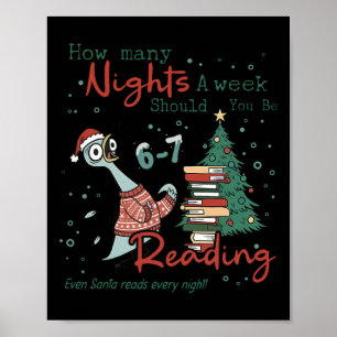 How Many Nights A Week Should You Be Reading 67 Te Poster