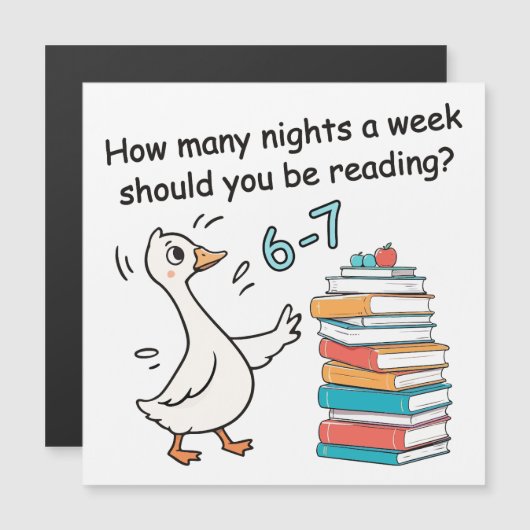 How Many Nights a Week Should You Be Reading 6-7 (Front/Back)