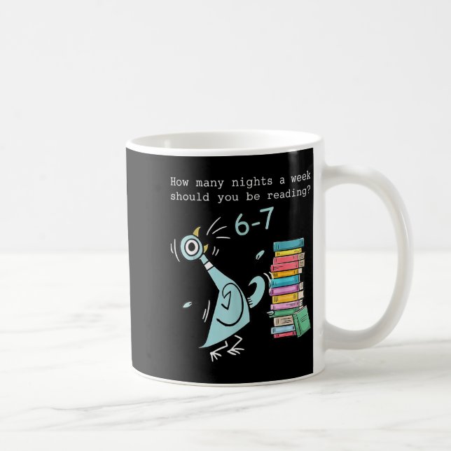 How Many Nights A Week Should You Be Reading 6–7 T Coffee Mug (Right)