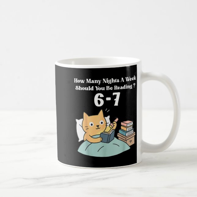 How Many Nights A Week Should You Be Reading 6–7 T Coffee Mug (Right)