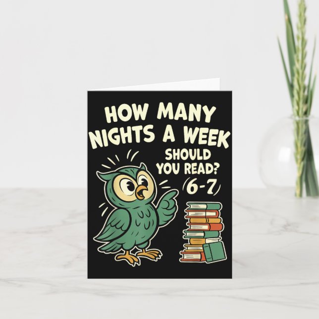 How Many Nights A Week Should You Read_ 6–7 Fun Re Card (Front)