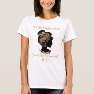 How Many Nights Reading 67 Funny Meme Six Seven Te T-Shirt
