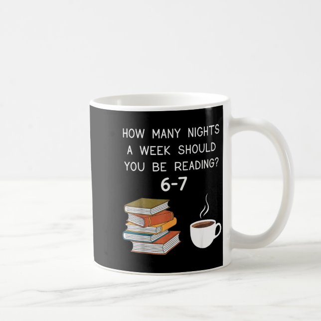 How Many Nights Should You Be Reading 6-7  Coffee Mug (Right)