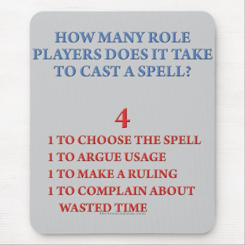 How Many Players to Cast a Spell Mouse Pad