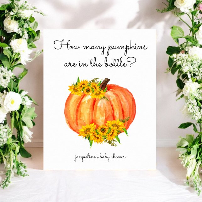 How many Pumpkins in the Bottle Poster (Creator Uploaded)