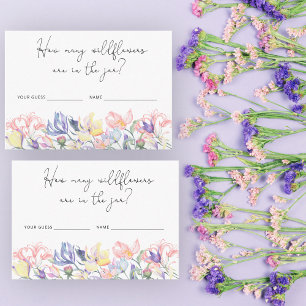 How many wildflowers are in the jar enclosure card