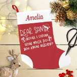 How Much Do You Know Already Cute Funny Small Christmas Stocking<br><div class="desc">How Much Do You Know Already Cute Funny</div>
