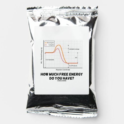 How Much Free Energy Do You Have Chemistry Humor Coffee Drink Mix