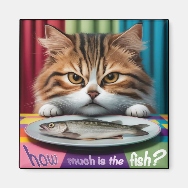 how much is the fish cat magnet (Front)