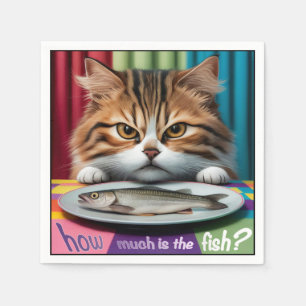 how much is the fish cat napkins