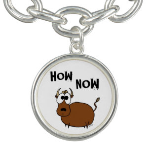How Now Brown Cow Charm Bracelet