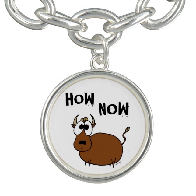 How Now Brown Cow Charm Bracelet (Design)