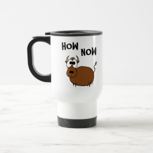 How Now Brown Cow Travel Mug