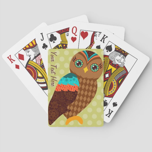 How Now Brown Owl? Poker Cards (Back)