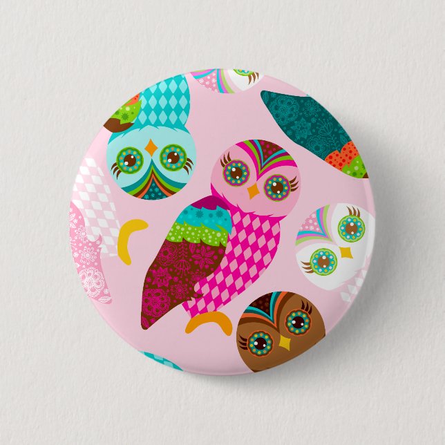 How Now Little Owl? Button (Front)