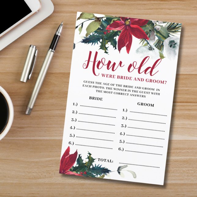 How old are they Christmas Bridal Shower Game (Creator Uploaded)