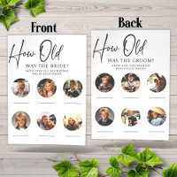 How Old Were Bride Groom Engagement Party Game