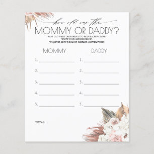 How Old Were Mom And Dad Photo Game Baby Shower