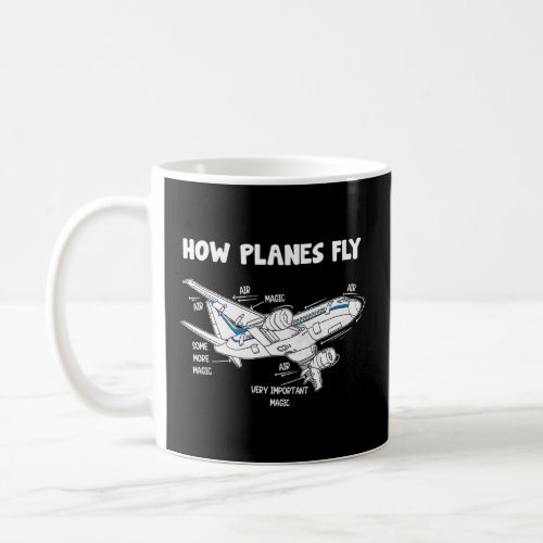 How Planes Fly Aerospace Engineer Engineering Fan  Coffee Mug