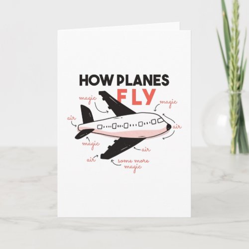 How Planes Fly Card